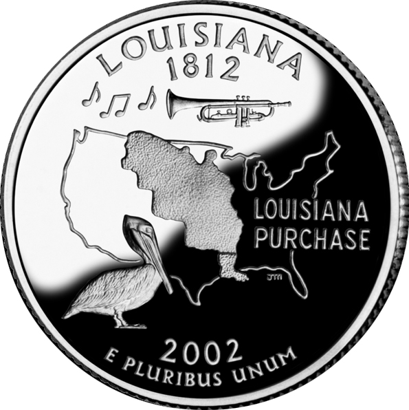 Louisiana Keychain the Pelican State Est. 1812 Laser Engraved 