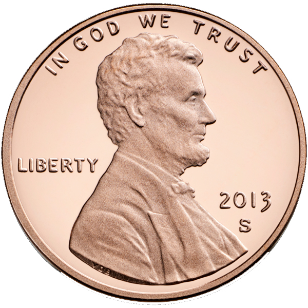 virginia for symbol domain on Trust In on ( U.S. motto public penny image National we God