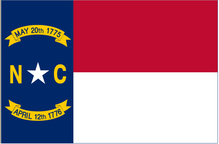 Flag Of North Carolina State Symbols USA