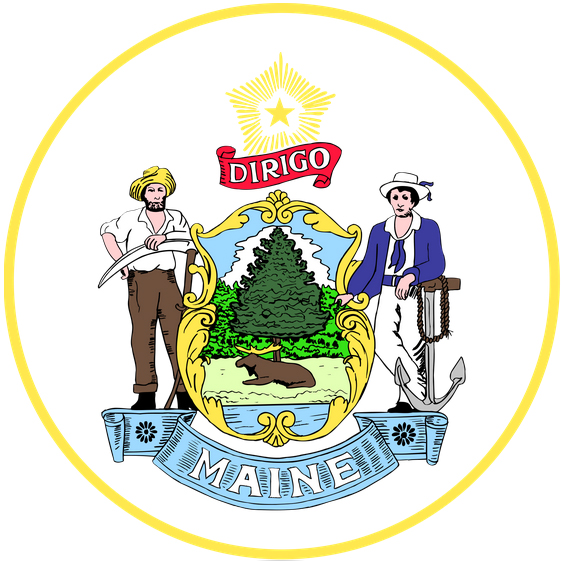 florida state flag of the symbols image ( Wikipedia public ). of Seal Maine domain on