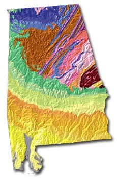 USGS Map of Alabama