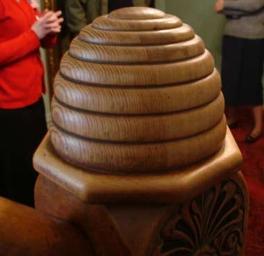 Beehive staircase post Beehive staircase post