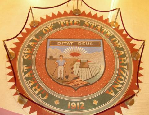 Great Seal of Arizona at the State Capitol Museum