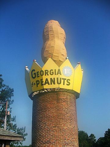 Peanut monument in Ashburn, Georgia
