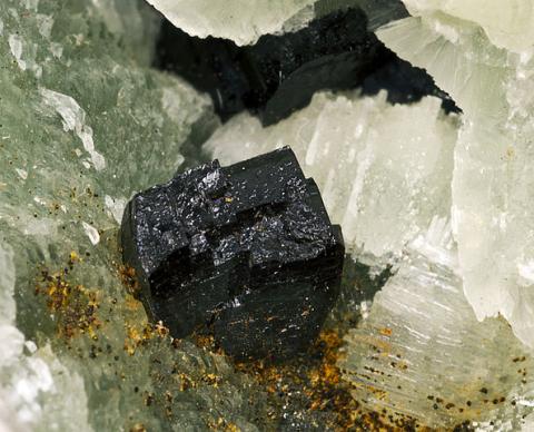 Babingtonite crystal Babingtonite crystal