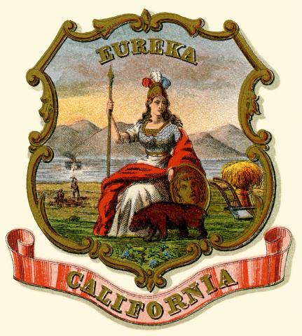 Historic California coat of arms Historic California coat of arms