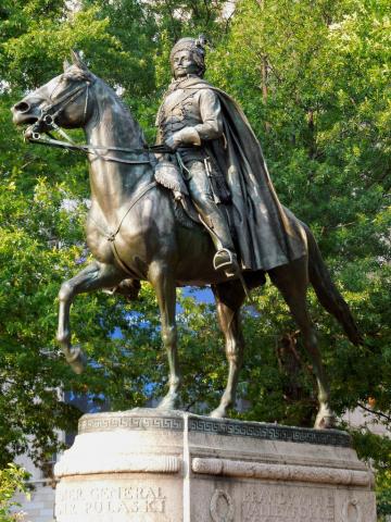 Statue of Casimir Pulaski Statue of Casimir Pulaski