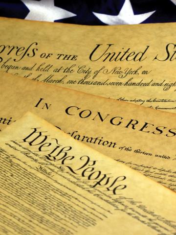 The U.S. Constitution, Declaration of Independence, and the Bill of Rights