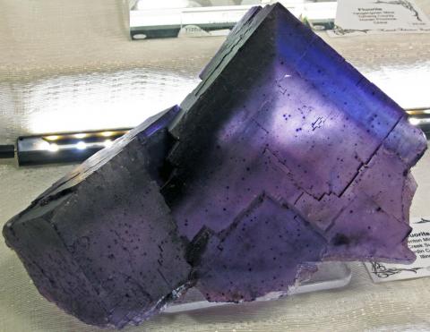 Fluorite from Denton Mine, near Cave-in-Rock, Illinois, USA.