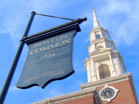 Boston Common on Freedom Trail Boston Common on Freedom Trail; Boston National Historic Park