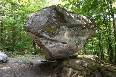 Glacial boulder Glacial boulder