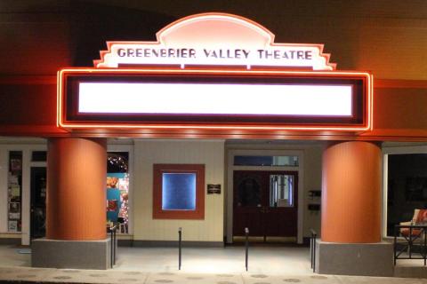 Greenbrier Valley Theatre marquee Greenbrier Valley Theatre marquee