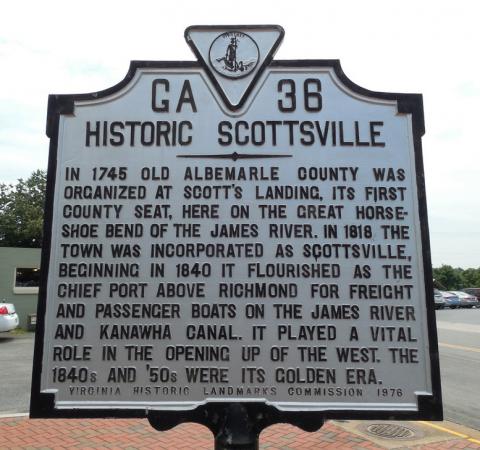 Virginia Historical Marker | Historic Scottsville