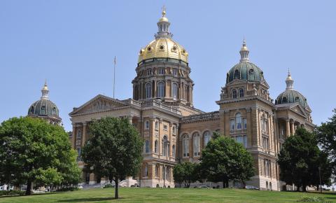 Iowa Capitol in Des Moines Iowa Capitol building in Des Moines