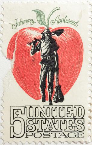 Johnny Appleseed stamp Johnny Appleseed stamp