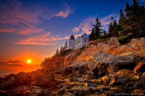 Lighthouse; Acadia National Park, Maine