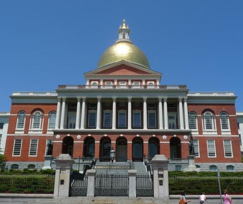 Massachusetts Capitol building in Boston