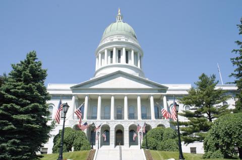Maine State Capitol Building in Augusta