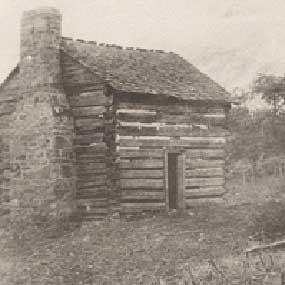 Mary Draper Ingles cabin, New River Gorge in Virginia Mary Draper Ingles cabin, New River Gorge in Virginia