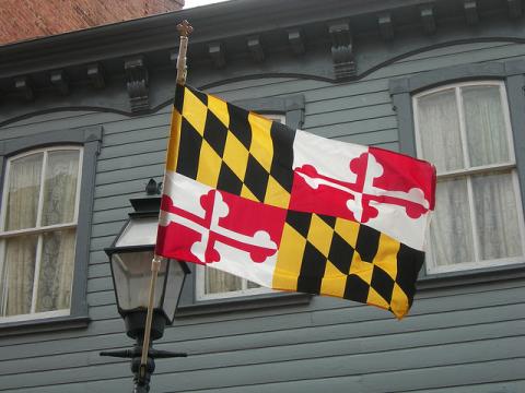 Maryland state flag Maryland state flag