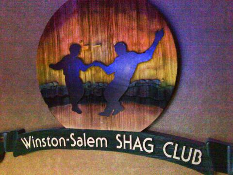 Shag Club sign in North Carolina