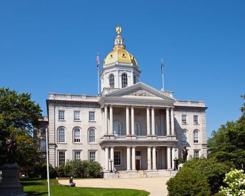 New Hampshire Capitol building in Concord