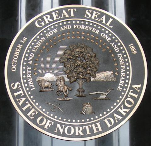 North Dakota state seal North Dakota state seal