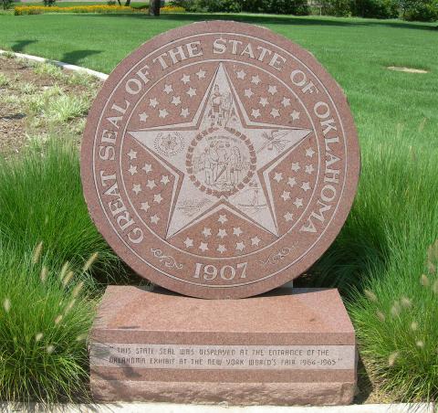 Oklahoma Seal Sculpture Oklahoma Seal Sculpture