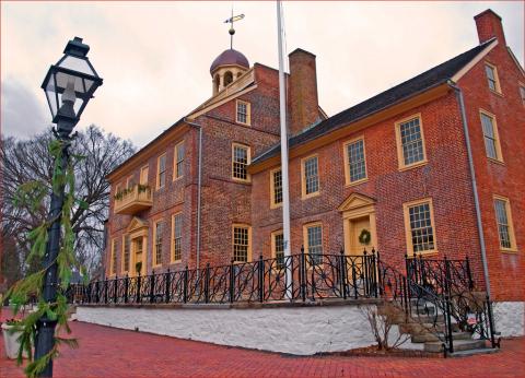 Old Courthouse; New Castle, Delaware Old Courthouse; Historic District of New Castle, Delaware