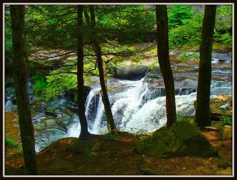 Scenic falls near Oak Hill, West Virginia Scenic falls near Oak Hill, West Virginia
