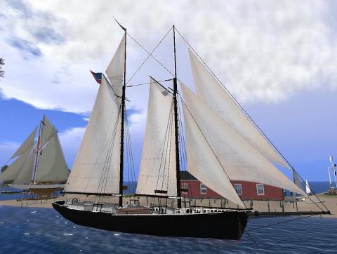 The schooner Ernestina