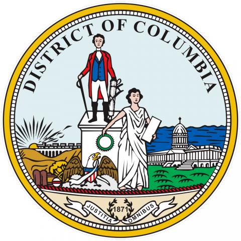 Official seal of the District of Columbia.