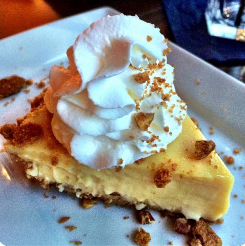 Slice of key lime pie Slice of key lime pie