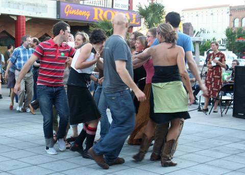 Square dance street party