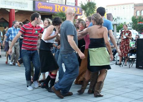 Square dance street party Square dance street party