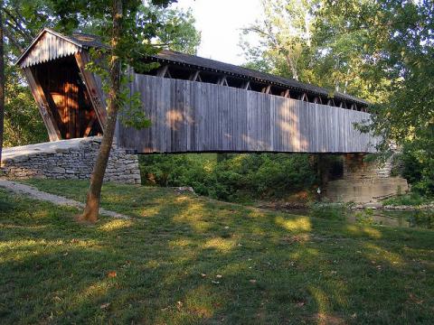 Switzer Covered Bridge in Franklin County, Kentucky Switzer Covered Bridge in Franklin County, Kentucky