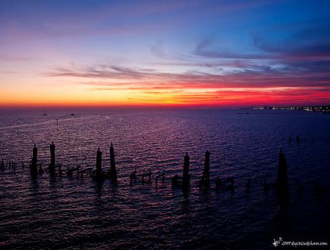 Sunset in Biloxi, Mississippi Sunset in Biloxi, Mississippi