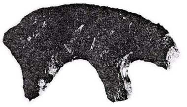 Chipped Stone Bear artifact