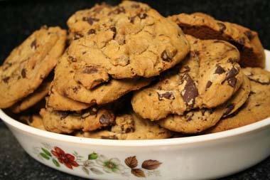 Homemade chocolate chip cookies Homemade chocolate chip cookies