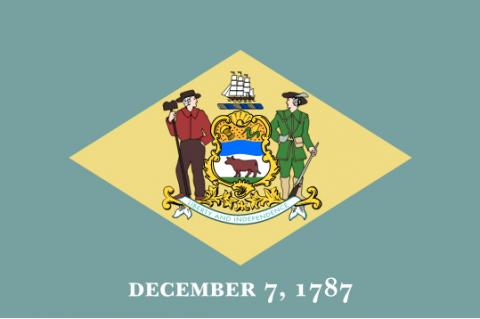 Flag of Delaware Flag of Delaware