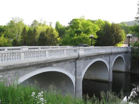 Marble bridge in Proctor, Vermont