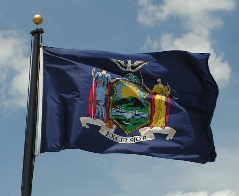New York flag New York state flag