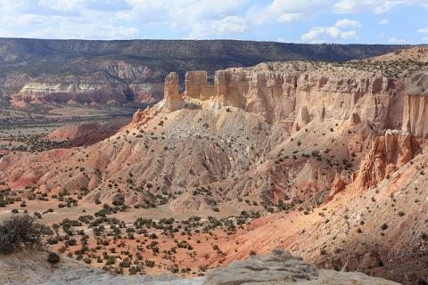 Ghost Ranch vista in New Mexico Ghost Ranch landscape in northern New Mexico