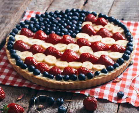 Patriotic pie Patriotic pie for Independence Day