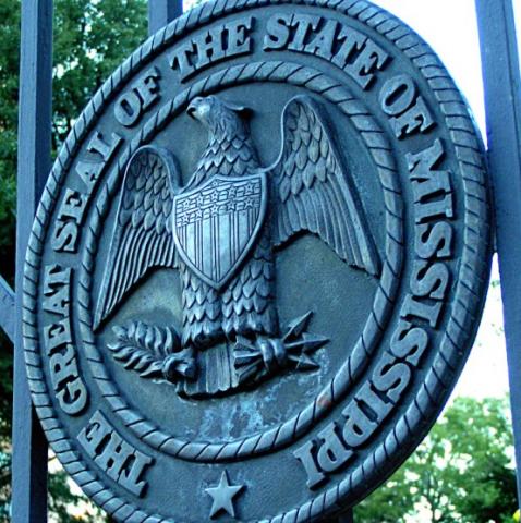 The Great Seal in Jackon, Mississippi The Great Seal of the State of Mississippi