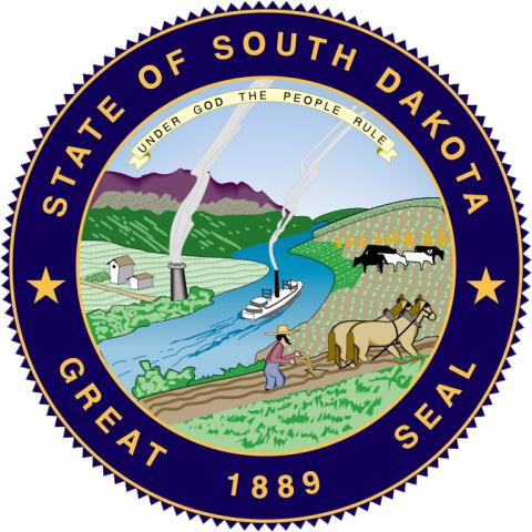 State seal of South Dakota