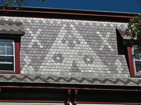 Slate roof in Burlington, Vermont Slate roof in Burlington, Vermont
