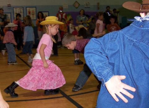 Square dancing kids Square dancing kids