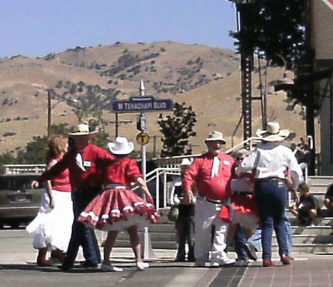 Square dancers in Tehachapi, California