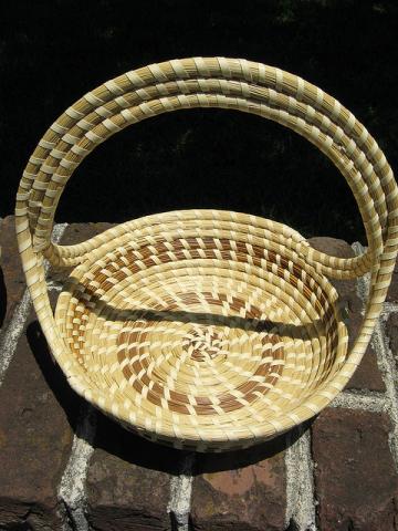 Sweetgrass basket